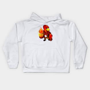 Chicken of FIre Kids Hoodie